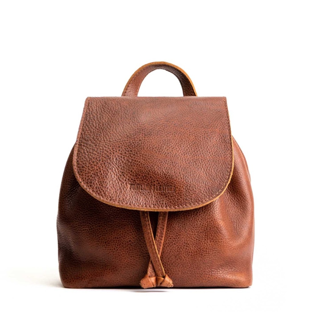 "Almost Perfect" Portland Leather Bucket Bag in Nutmeg